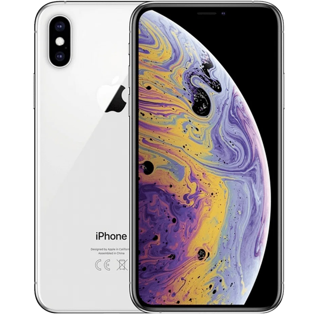 Apple iPhone XS (Silver, 64GB Storage) - Refurbished