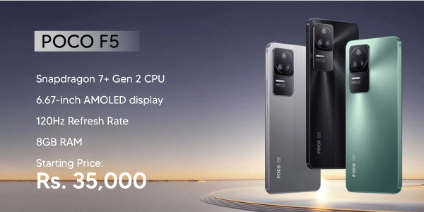 Poco F5 debuts Qualcomm Snapdragon 7+ Gen 2 in India: Know price
